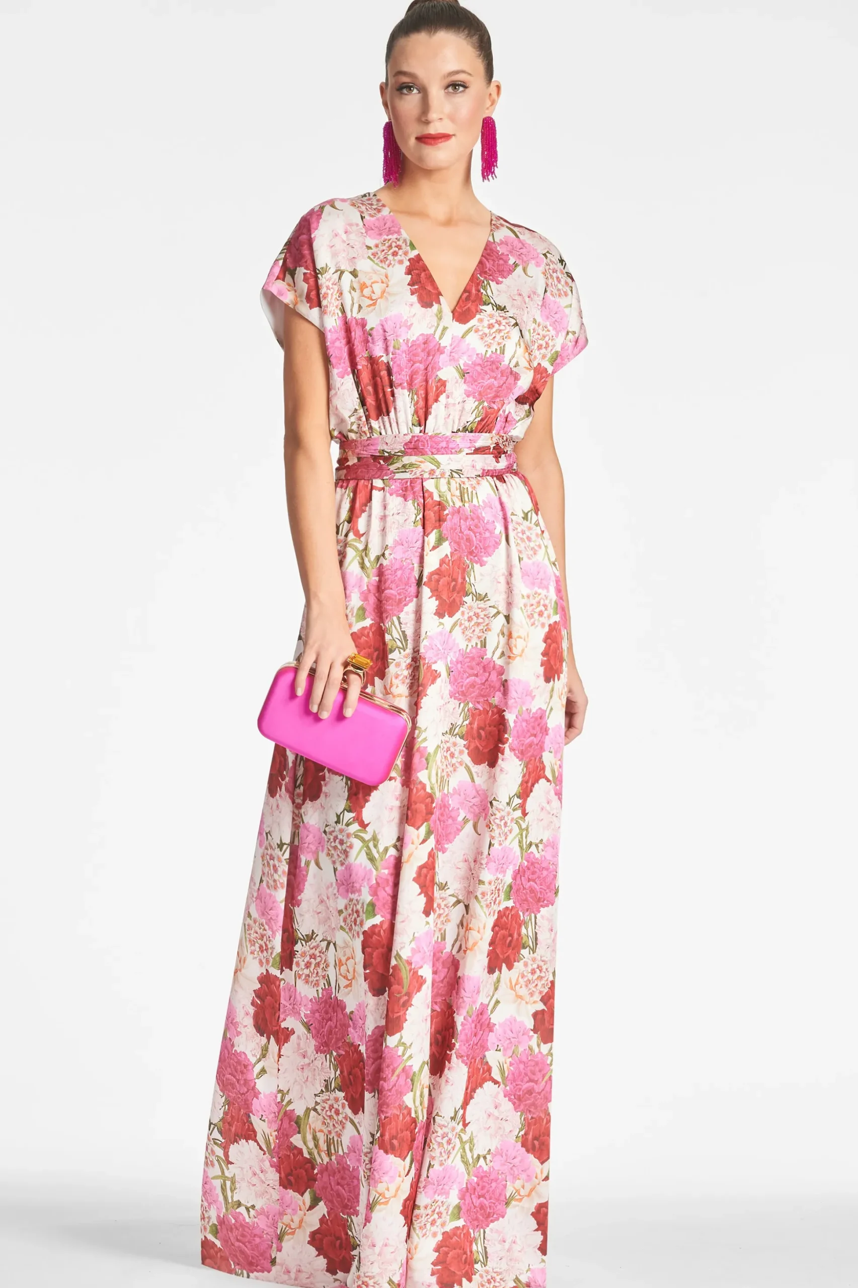 Sachin & Babi Plus Sizes|Short Sleeve<Leah Gown - Campo Di Fiore Campodifiore