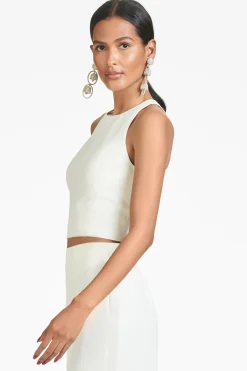 Sachin & Babi Tops & Blouses<Lexie Top - - Faille Ivory