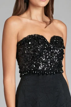 Sachin & Babi Strapless<Lillian Gown - Black