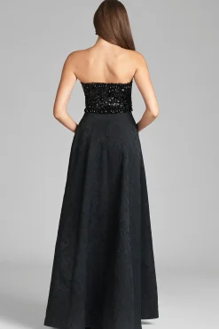 Sachin & Babi Strapless<Lillian Gown - Black