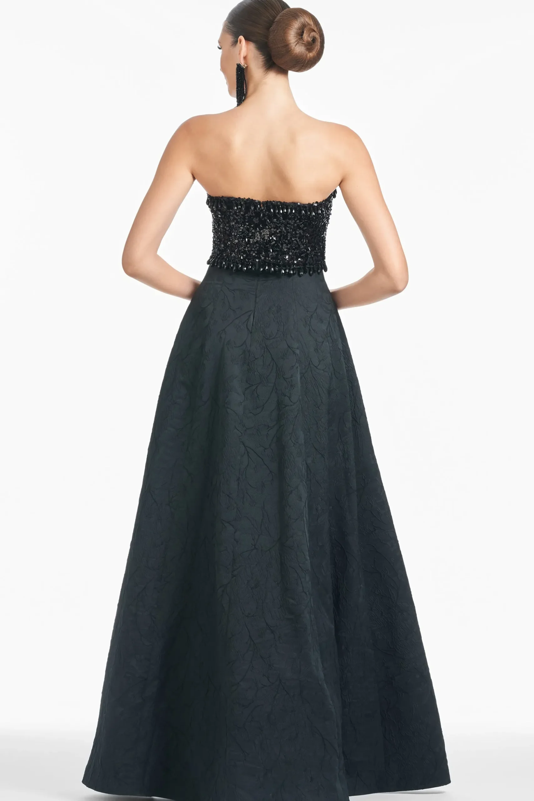 Sachin & Babi Strapless<Lillian Gown - Black