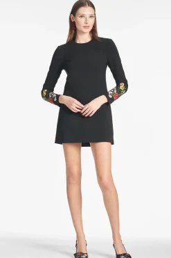 Sachin & Babi Mini<Lily Dress - Noir Bouquet Noirbouquet