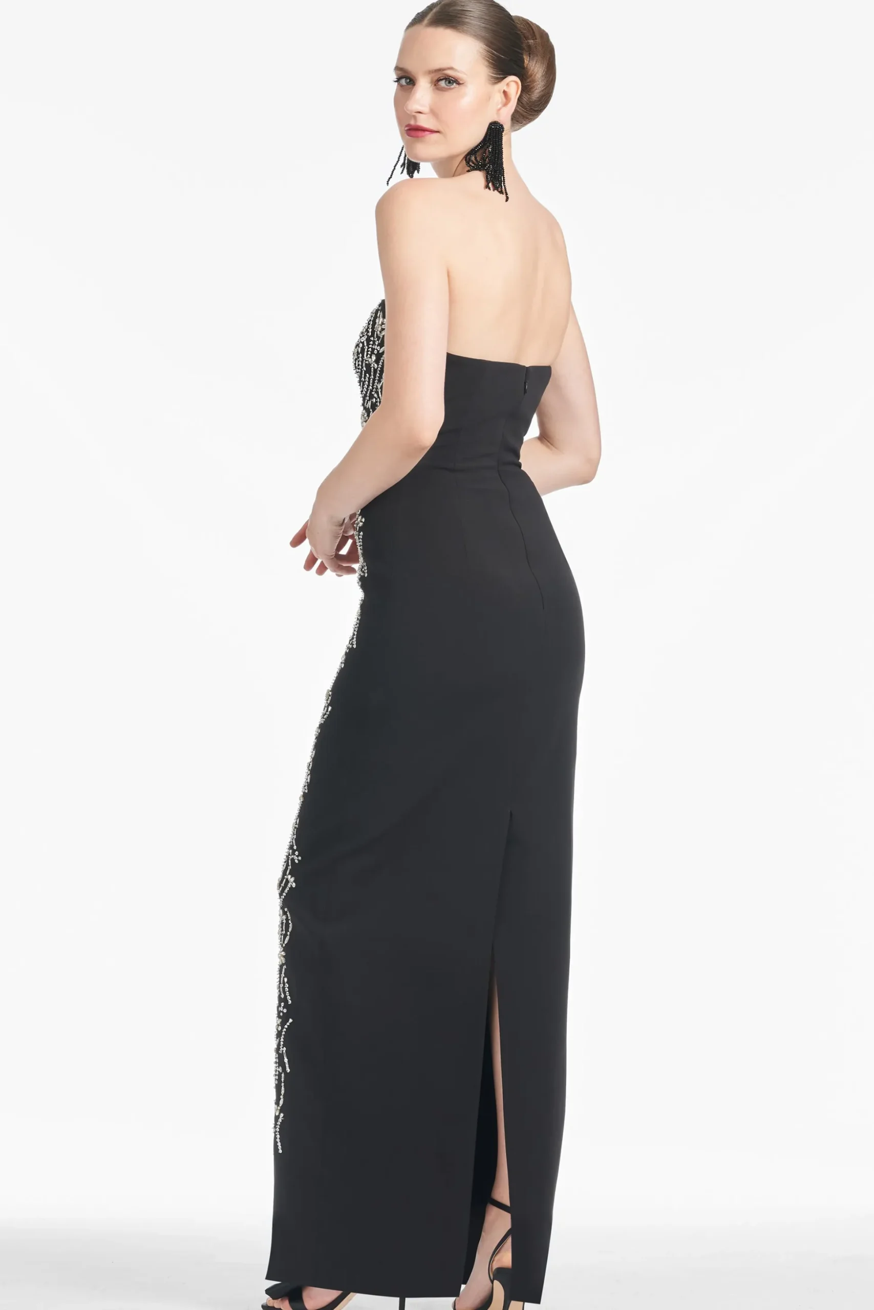 Sachin & Babi Strapless<Lucille Gown - Black