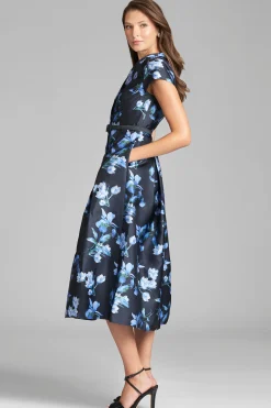 Sachin & Babi Midi<Martine Dress - Poseidon Venetian Petal Poseidonvenetianpetal