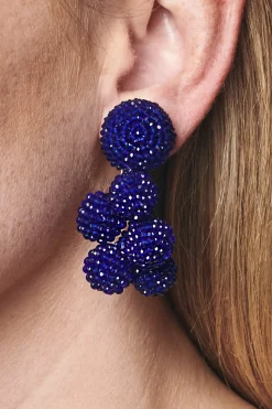 Sachin & Babi Earrings<Mini Coconuts Earrings - Faceted Beads Merlot