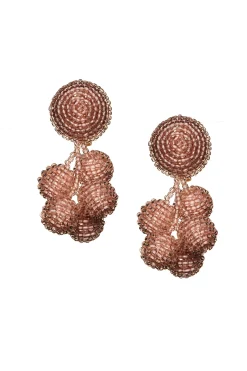 Sachin & Babi Earrings<Mini Coconuts Earrings - Faceted Beads Merlot