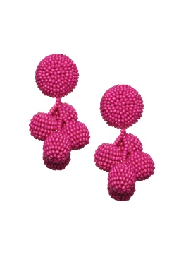 Sachin & Babi Earrings<Mini Coconuts Earrings - Smooth Beads White