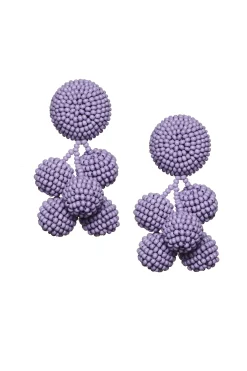 Sachin & Babi Earrings<Mini Coconuts Earrings - Smooth Beads White