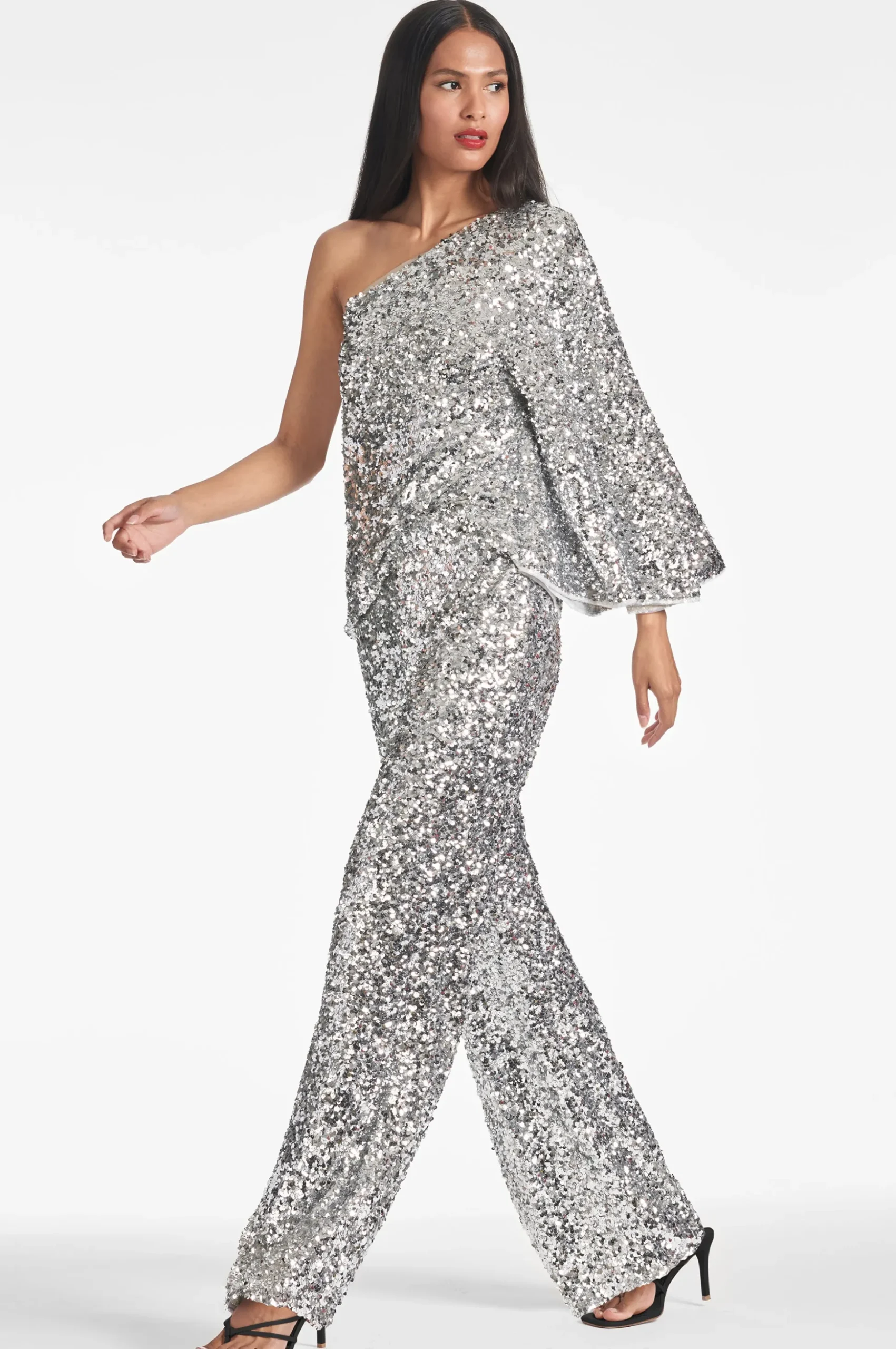 Sachin & Babi Tops & Blouses<Morgan Top - Sequins Silver