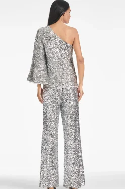 Sachin & Babi Tops & Blouses<Morgan Top - Sequins Silver