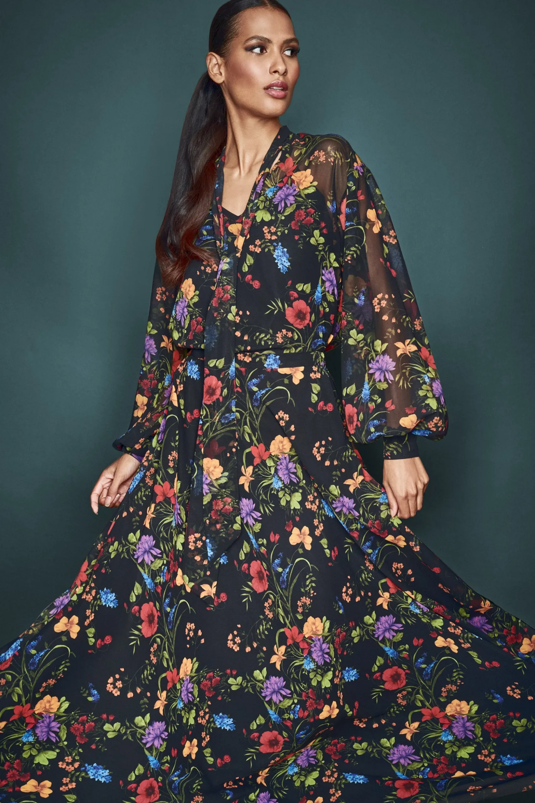 Sachin & Babi Matching Sets|Plus Sizes<Nora Top - Noir Wildflower Noirwildflower