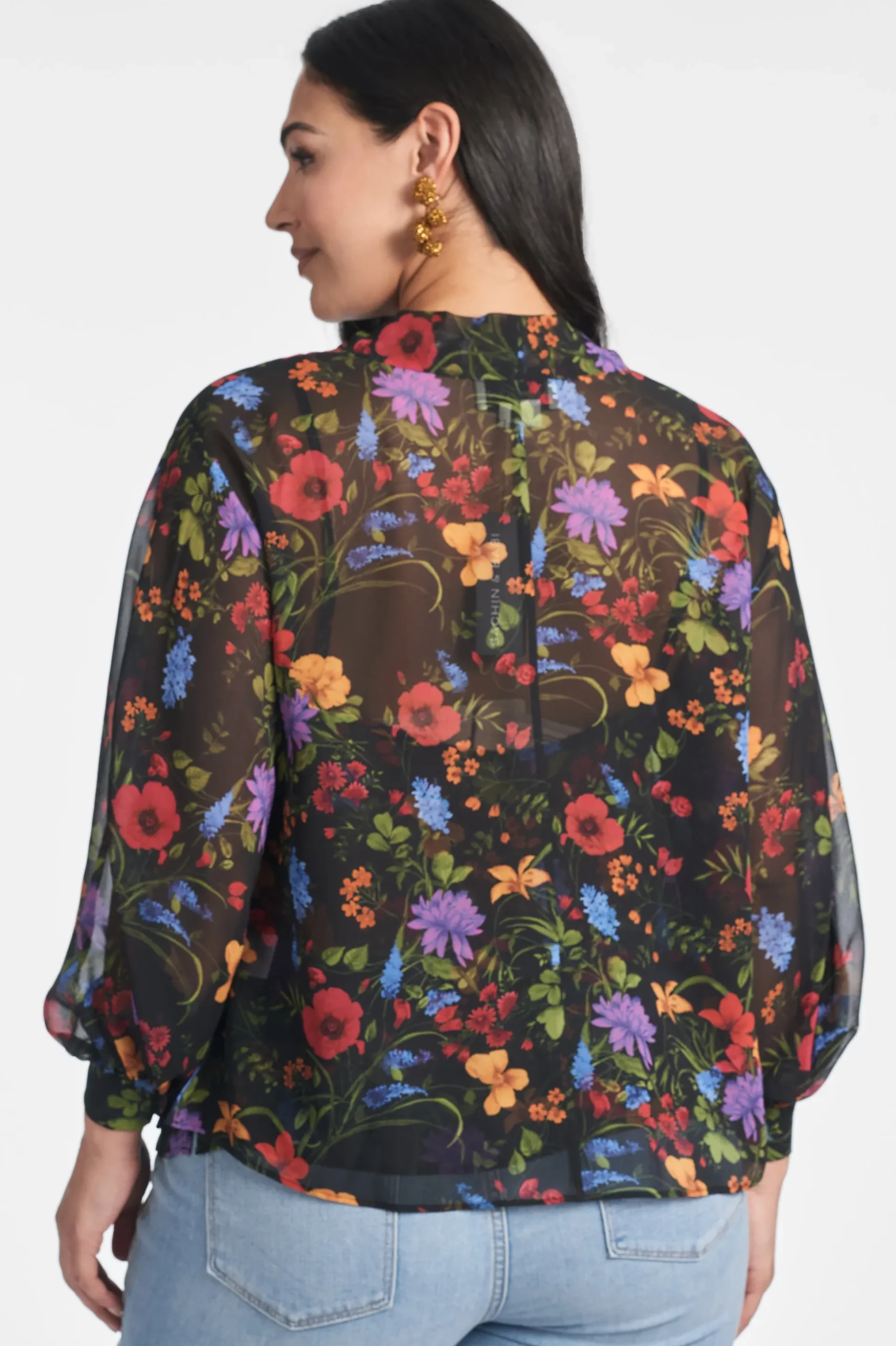 Sachin & Babi Matching Sets|Plus Sizes<Nora Top - Noir Wildflower Noirwildflower