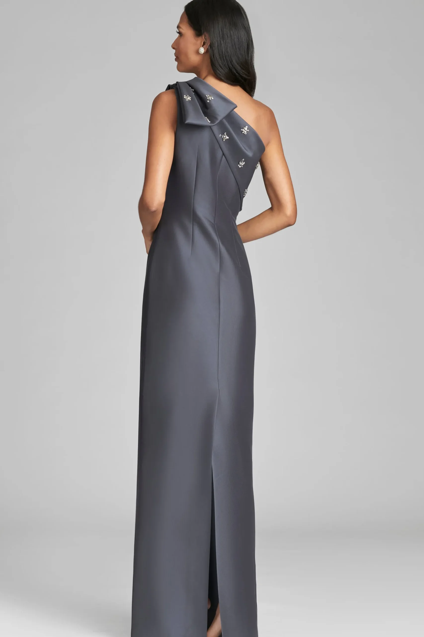 Sachin & Babi One Shoulder<Olivia Gown - Charcoal