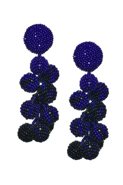 Sachin & Babi Earrings<Ombre Coconuts Earrings - Smooth Beads Rosegold/aubergine