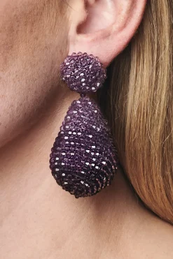 Sachin & Babi Earrings<Ombre Elise Earrings - Faceted Beads Sapphire