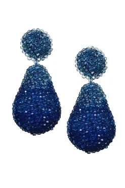 Sachin & Babi Earrings<Ombre Elise Earrings - Faceted Beads Sapphire