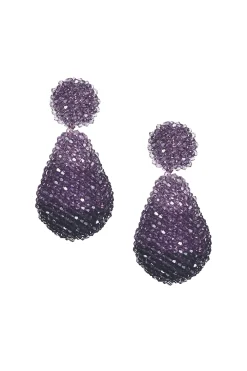 Sachin & Babi Earrings<Ombre Elise Earrings - Faceted Beads Sapphire