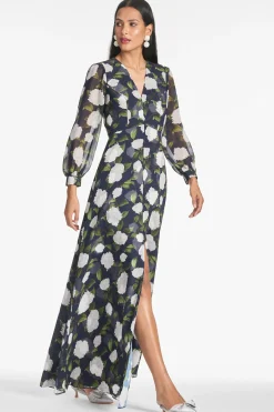Sachin & Babi Plus Sizes<Penny Gown - Navy/Ivory Moonlit Garden Navy/ivorymoonlitgarden