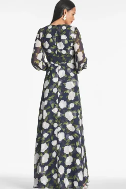 Sachin & Babi Plus Sizes<Penny Gown - Navy/Ivory Moonlit Garden Navy/ivorymoonlitgarden