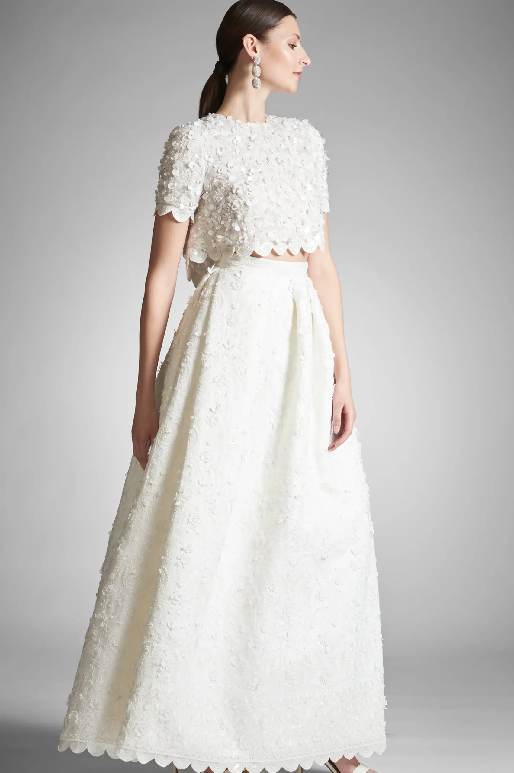 Sachin & Babi Skirts<Pyaar Skirt - Ivory