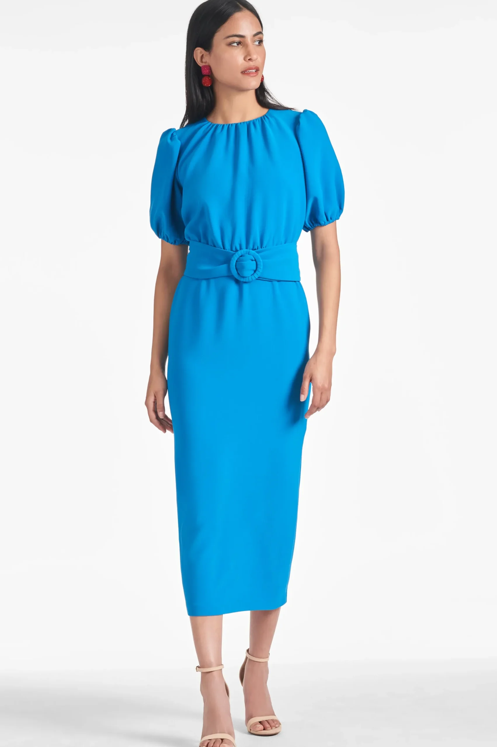 Sachin & Babi Plus Sizes|Midi<Rebecca Dress - Azure