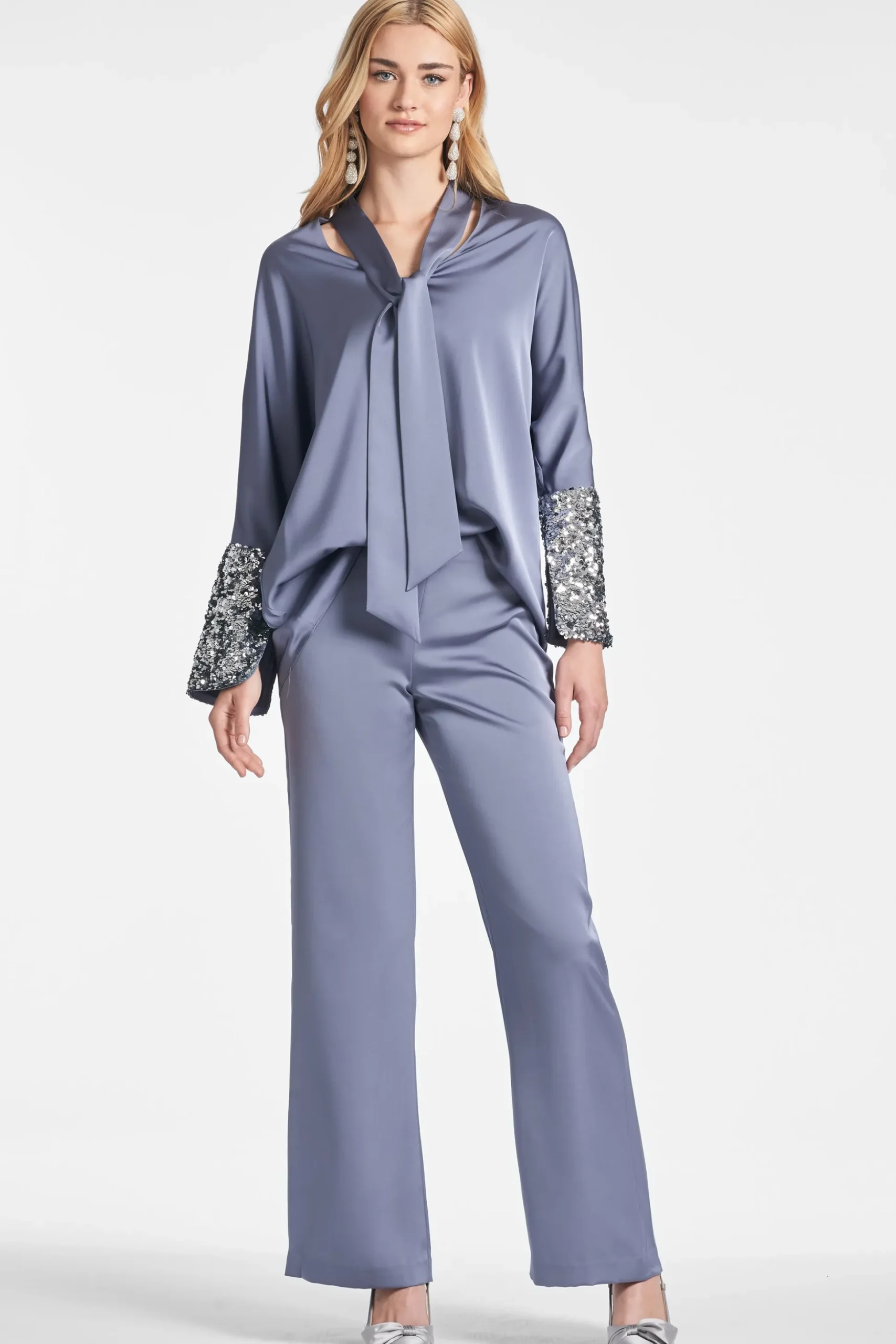 Sachin & Babi Matching Sets|Tops & Blouses<Reid Top - Cool Grey Coolgrey