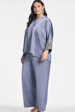 Sachin & Babi Matching Sets|Tops & Blouses<Reid Top - Cool Grey Coolgrey
