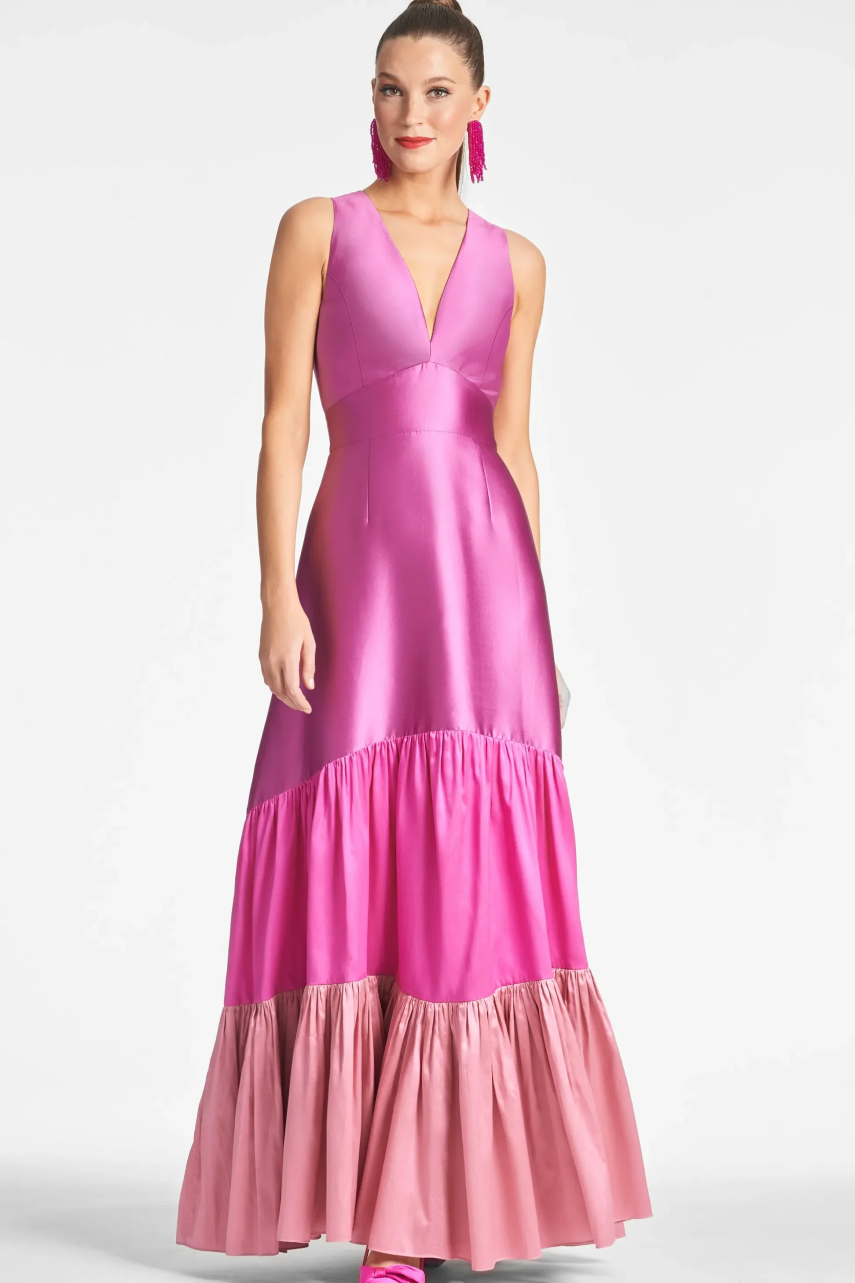 Sachin & Babi Sleeveless<Rori Gown - Fuchsia/multi