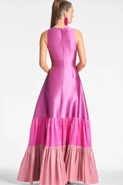 Sachin & Babi Sleeveless<Rori Gown - Fuchsia/multi