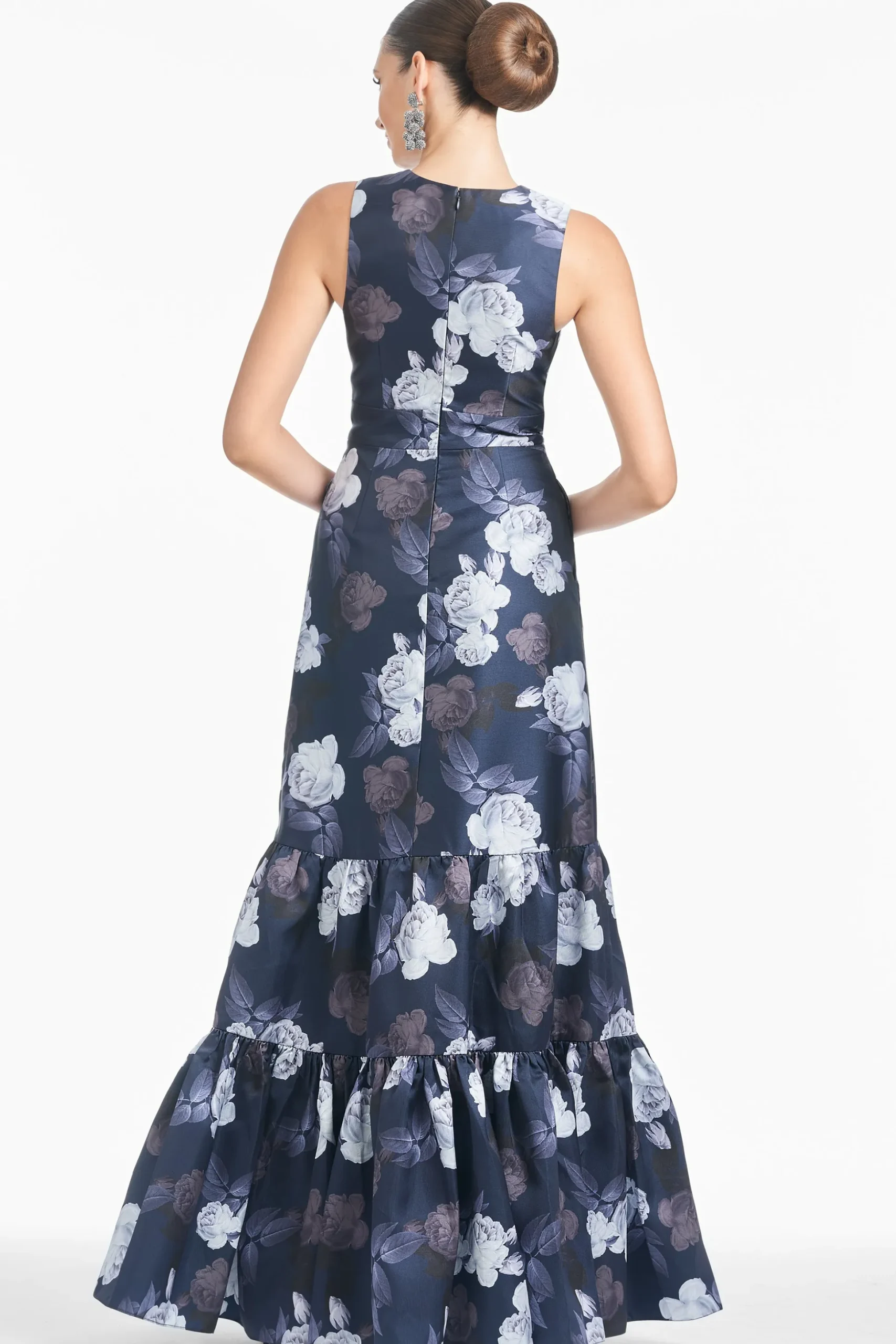 Sachin & Babi Plus Sizes|Sleeveless<Rori Gown - Midnight Glacial Rose Midnightglacialrose