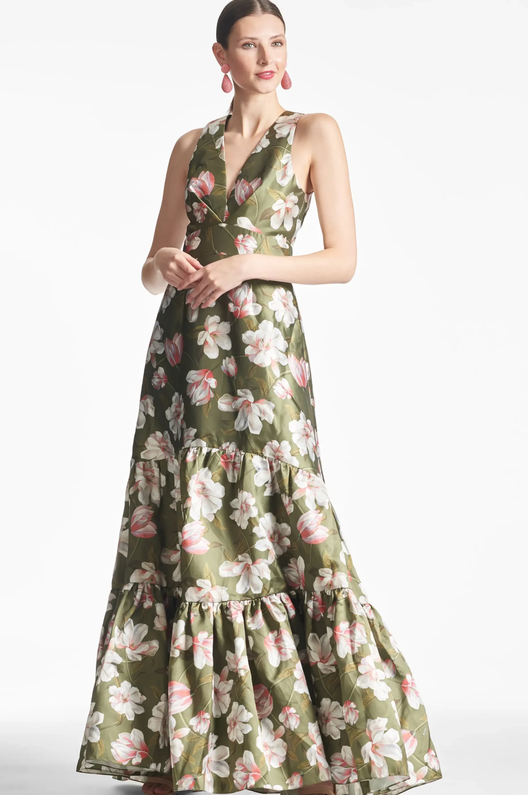 Sachin & Babi Sleeveless<Rori Gown - Moss Magnolia Mossmagnolia