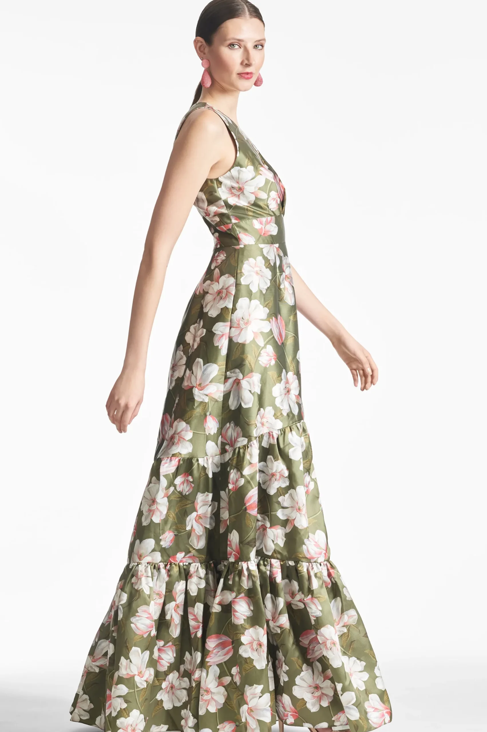 Sachin & Babi Sleeveless<Rori Gown - Moss Magnolia Mossmagnolia