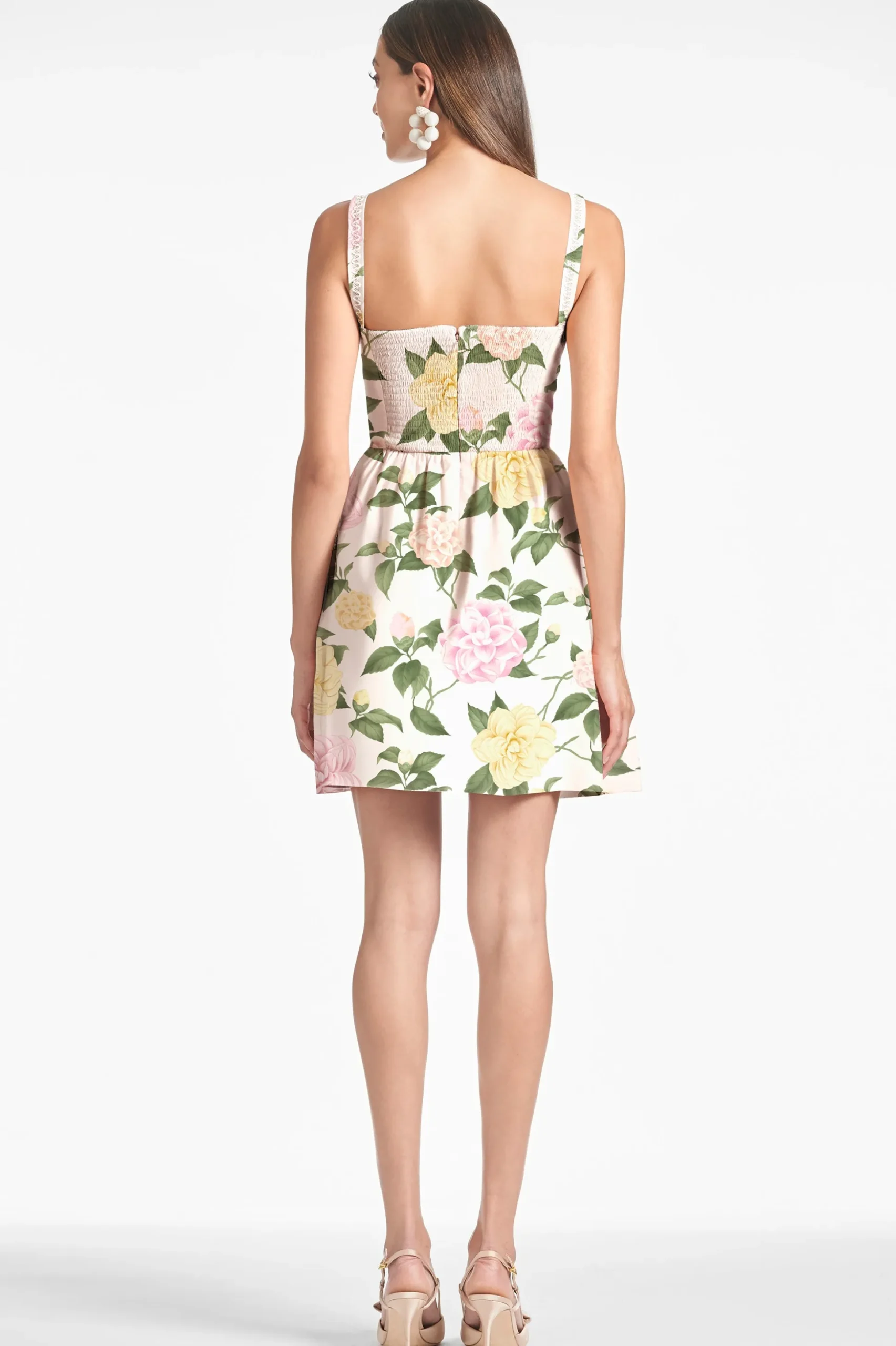Sachin & Babi Fit & Flare|Mini<Samira Dress - Pink Lemonade Bouquet Pinklemonadebouquet