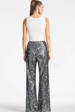 Sachin & Babi Matching Sets|Plus Sizes<Sequin Alli Pant - Gunmetal