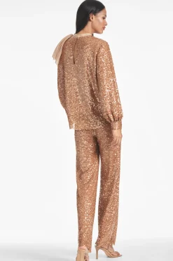 Sachin & Babi Matching Sets|Plus Sizes<Sequin Bri Pant - Honey