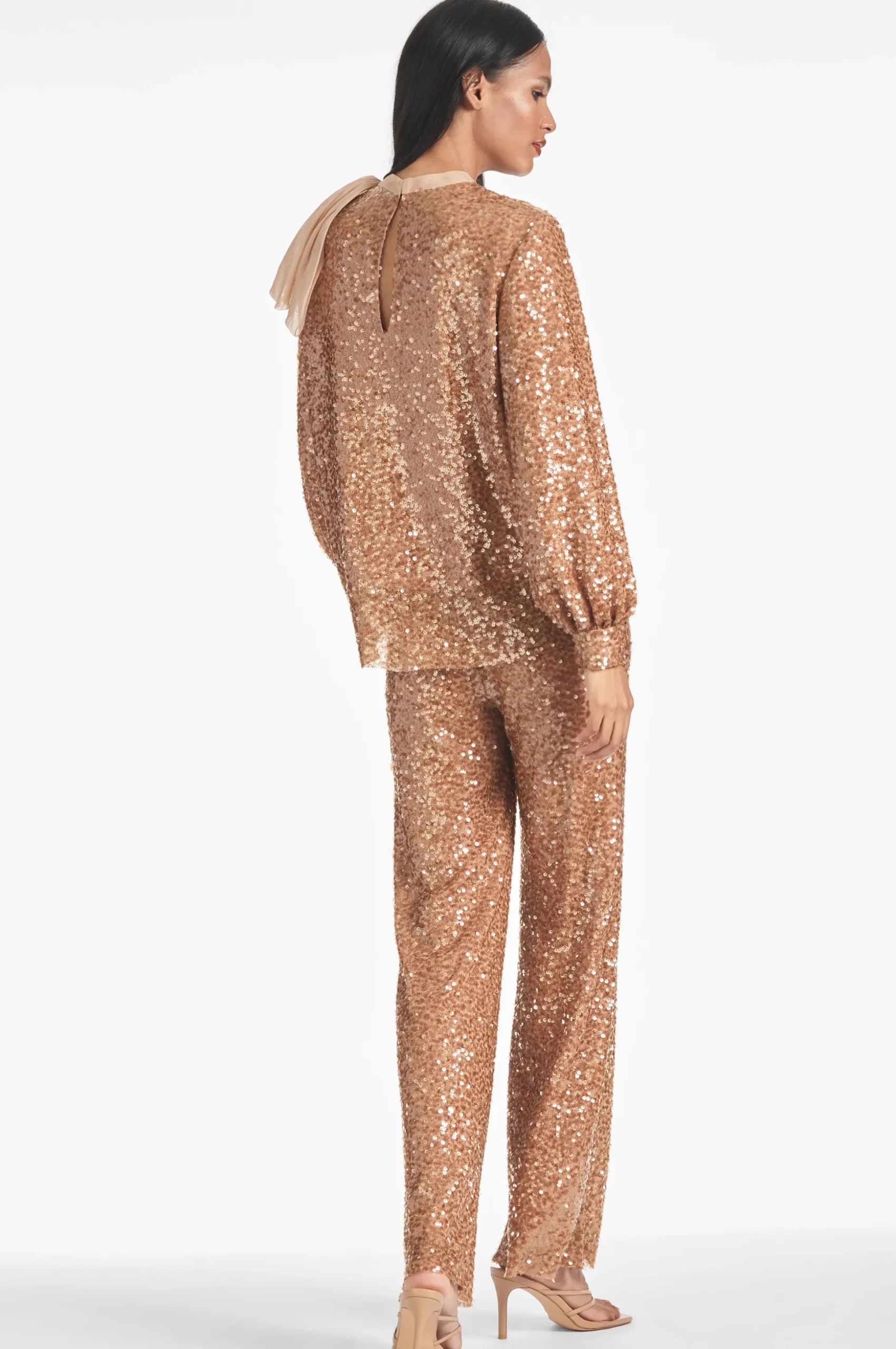 Sachin & Babi Matching Sets|Plus Sizes<Sequin Bri Pant - Honey