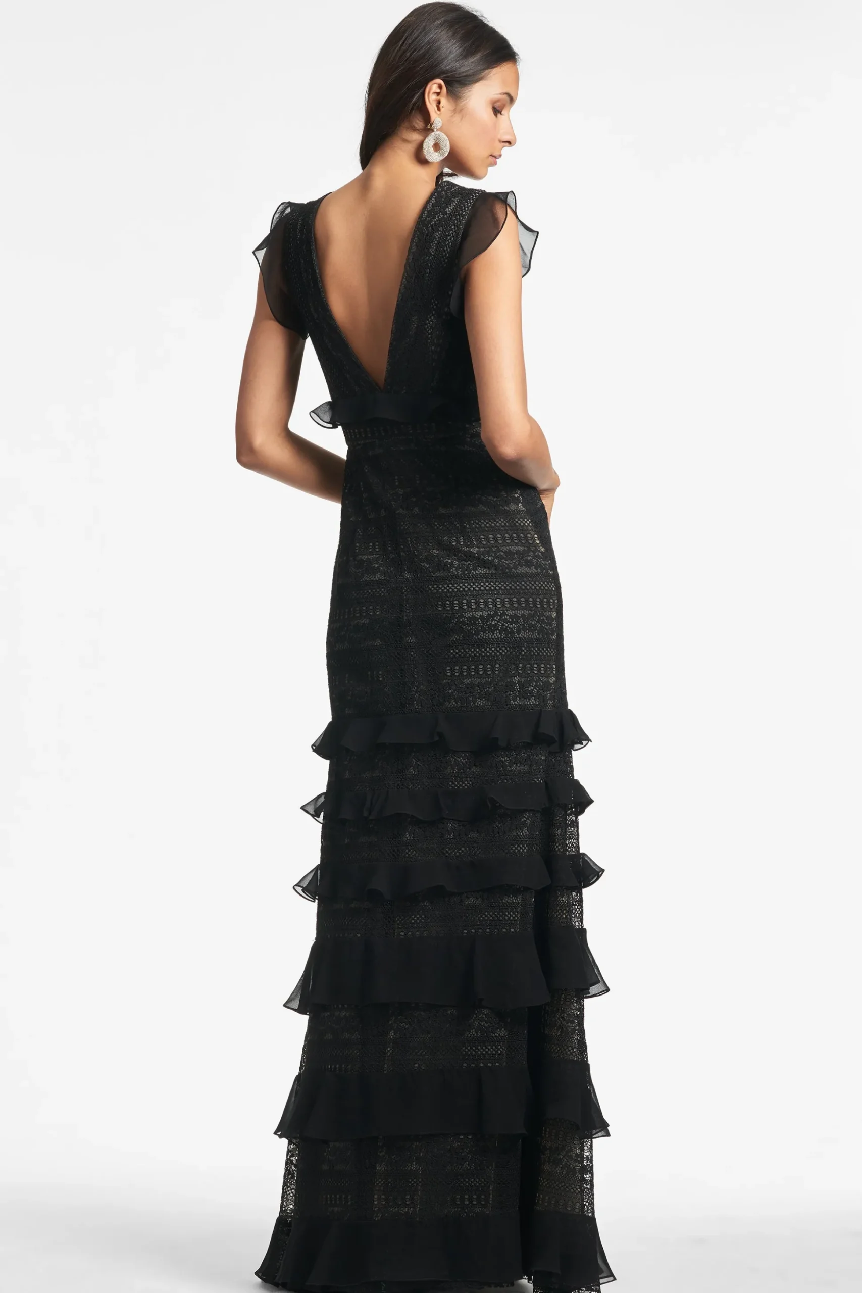 Sachin & Babi Sleeveless<Serafina Gown - Black