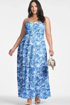 Sachin & Babi Sleeveless<Sienna Gown - Mediterranean Blooms Mediterraneanblooms