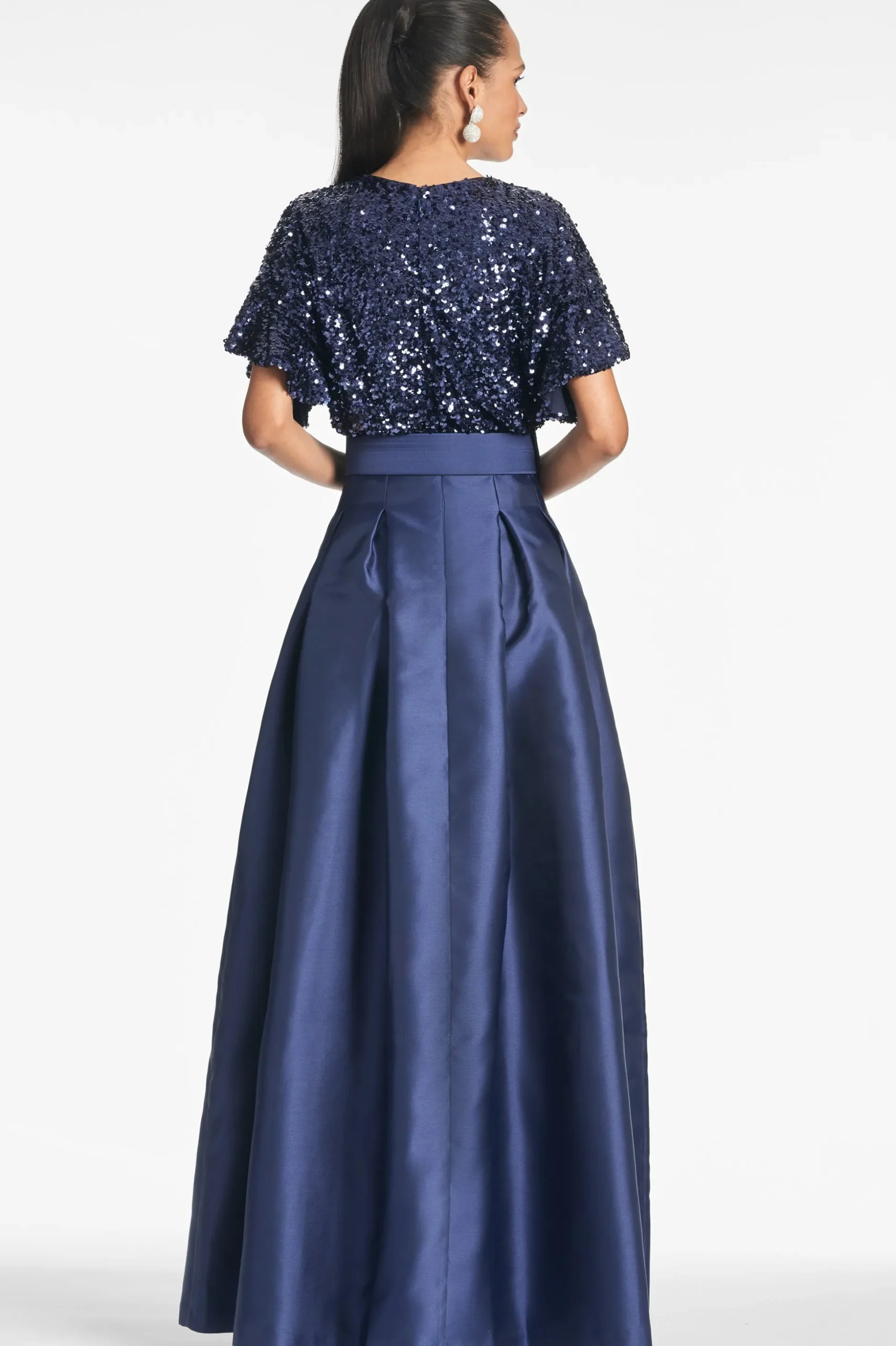 Sachin & Babi Plus Sizes|Short Sleeve<Simone Gown - Night Sky Nightsky