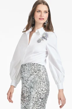 Sachin & Babi Matching Sets|Tops & Blouses<Sydney Top - White
