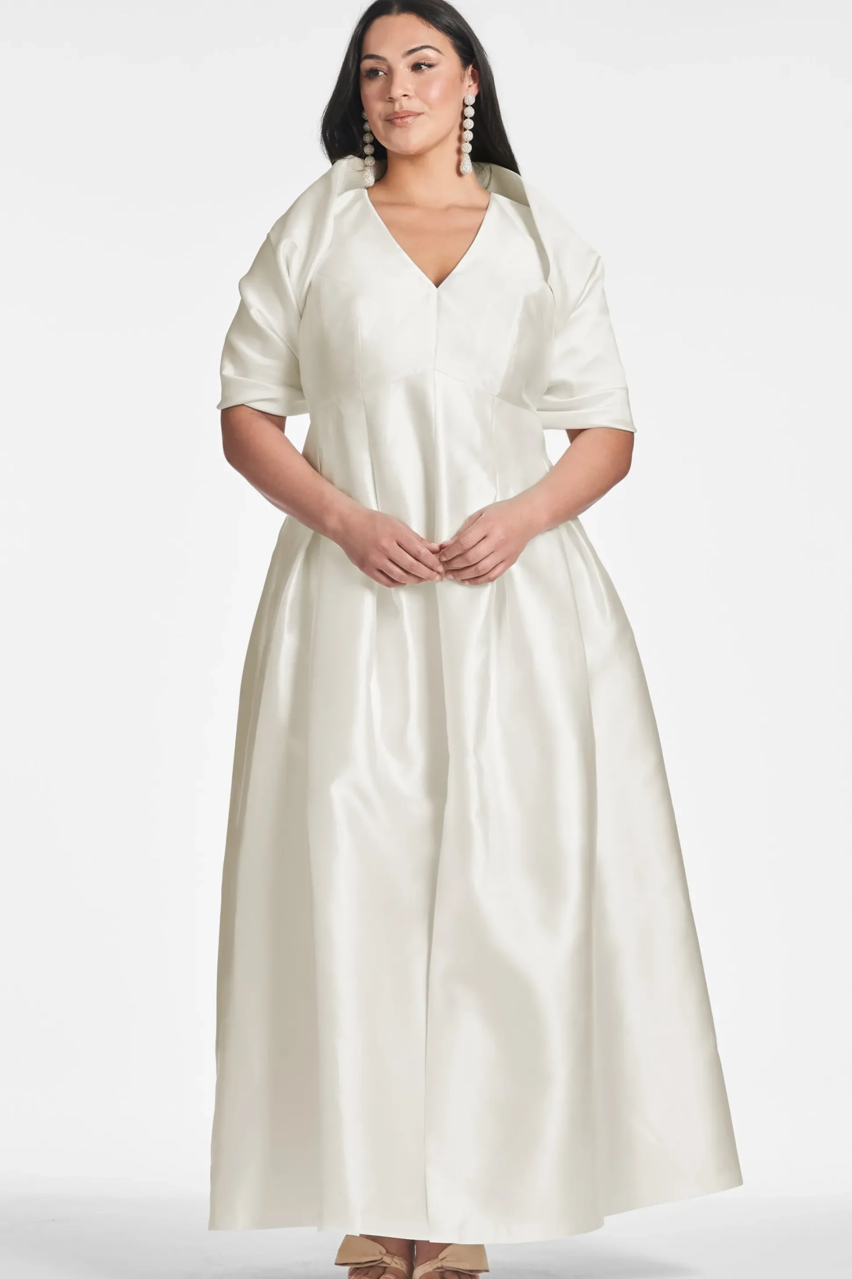 Sachin & Babi Shawls<The Hug Shawl - Ivory