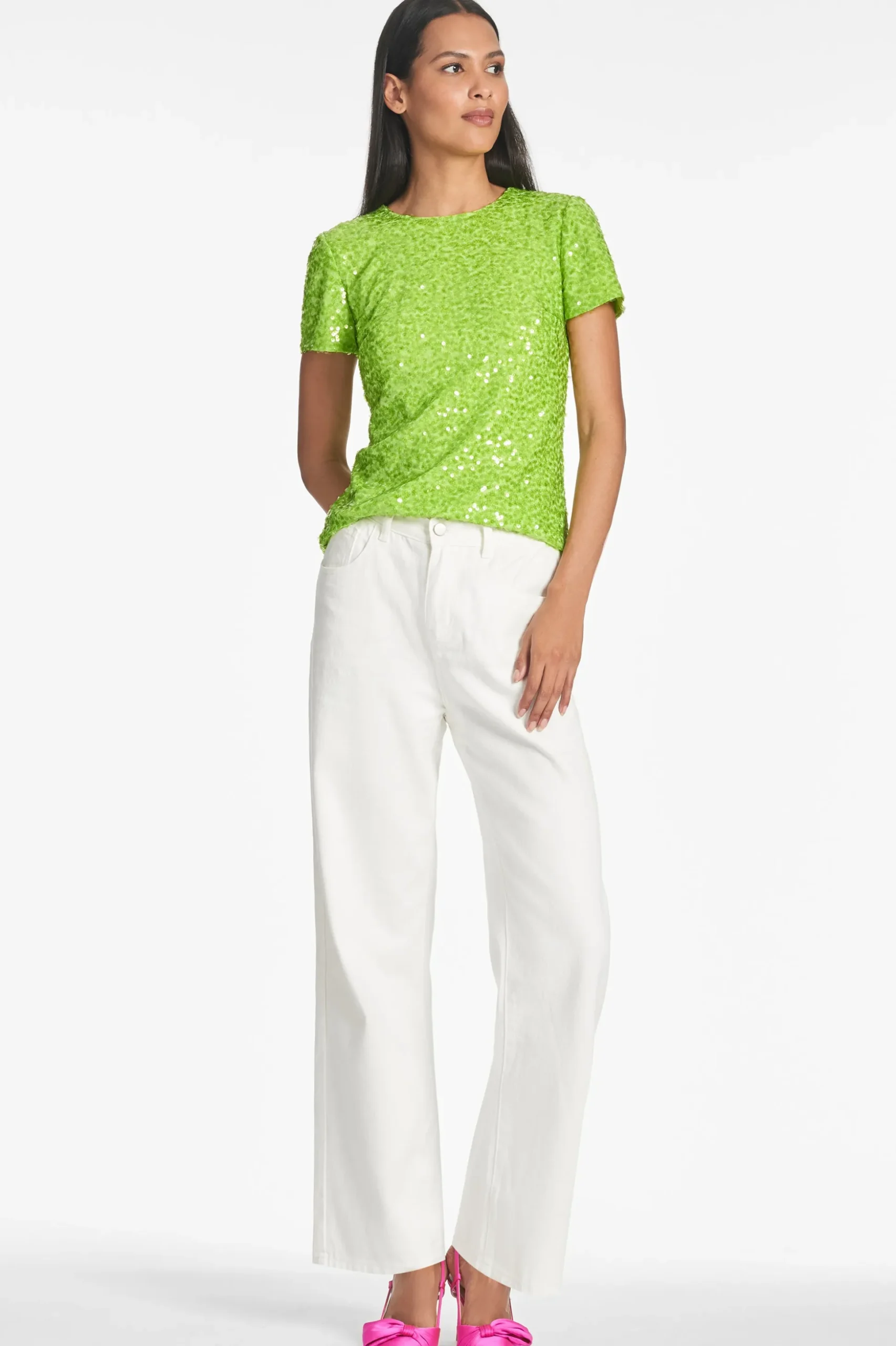 Sachin & Babi Tops & Blouses<Veronica Top - Electric Lime Electriclime