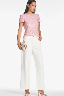 Sachin & Babi Tops & Blouses<Veronica Top - Petal Pink Petalpink