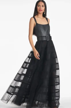 Sachin & Babi Sleeveless<Veruca Gown - Black