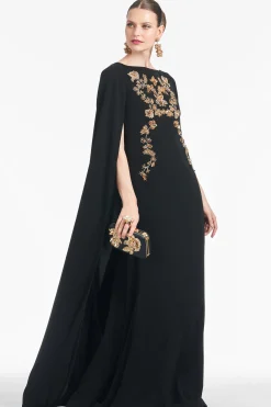 Sachin & Babi Sleeveless<Vittoria Gown - Black