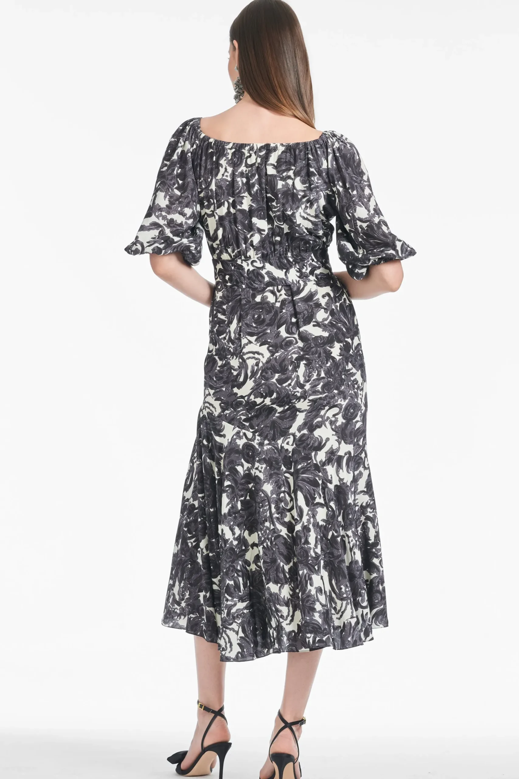 Sachin & Babi A-line<Zadi Dress - Graphic Scroll Graphicscroll